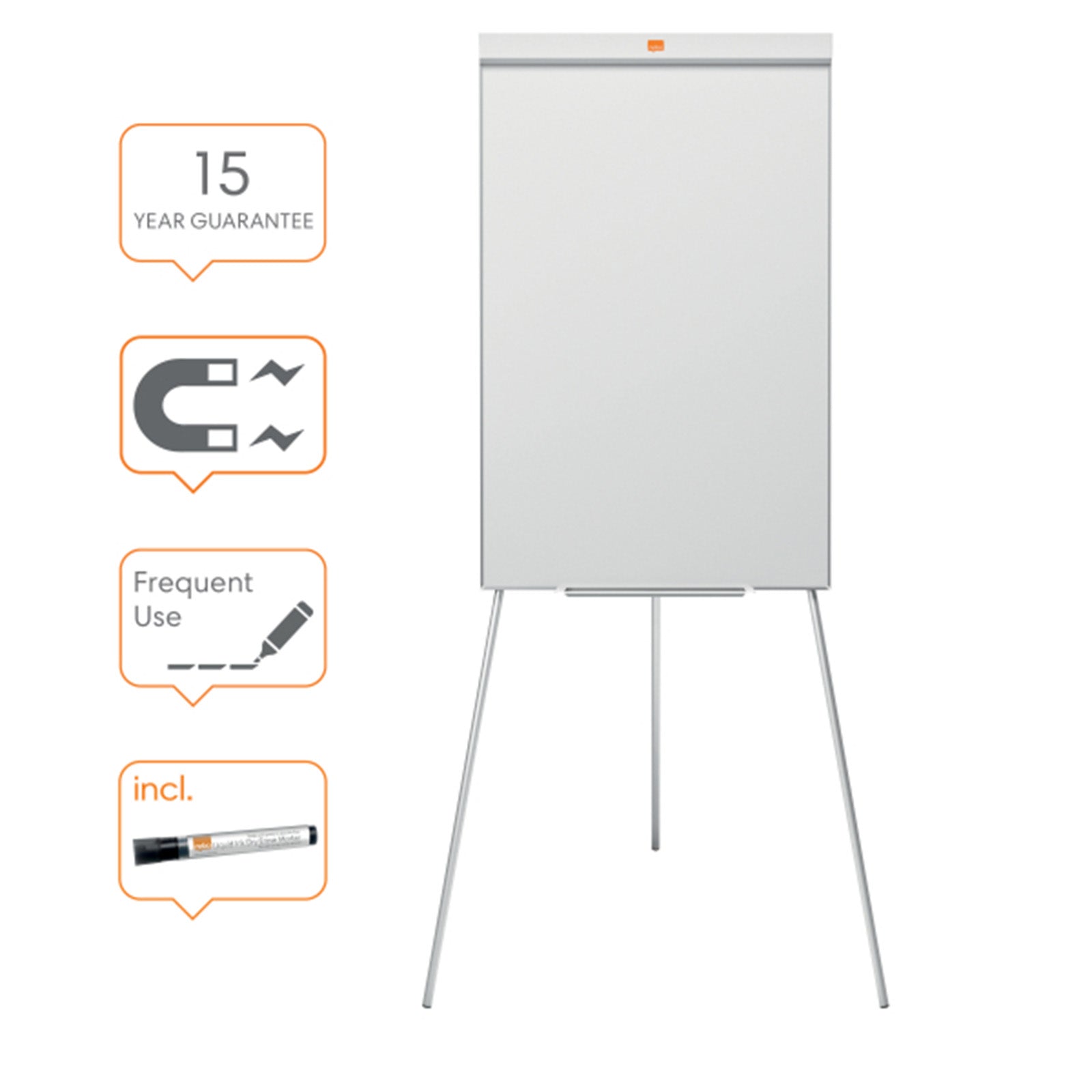 Nobo Flipchart | Impression PRO | Magnetisch | Dreibeinstativ