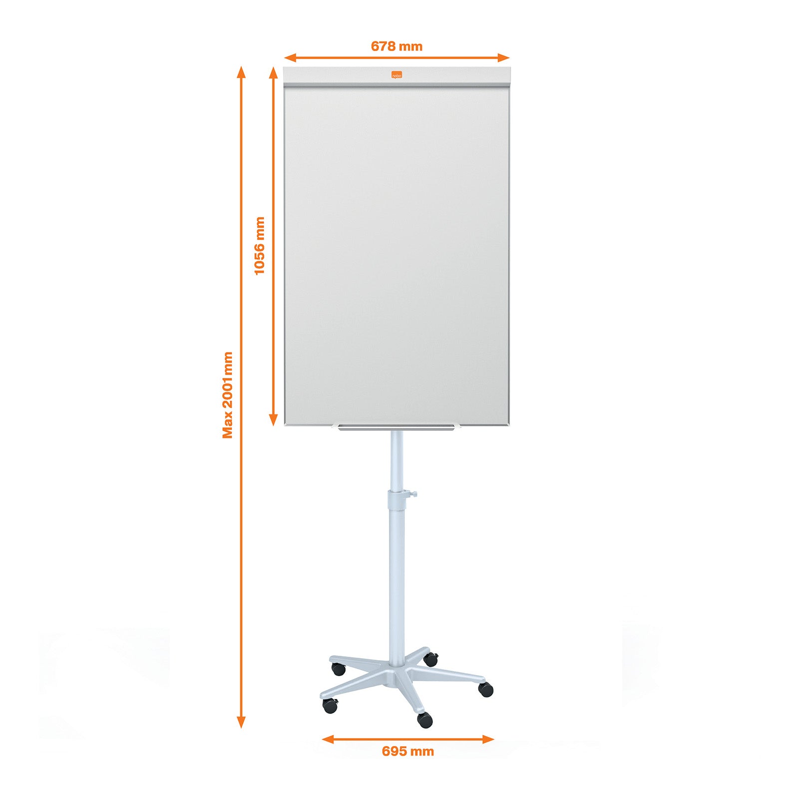 Nobo Flipchart | Impression PRO Mobil | Höhenverstellbar