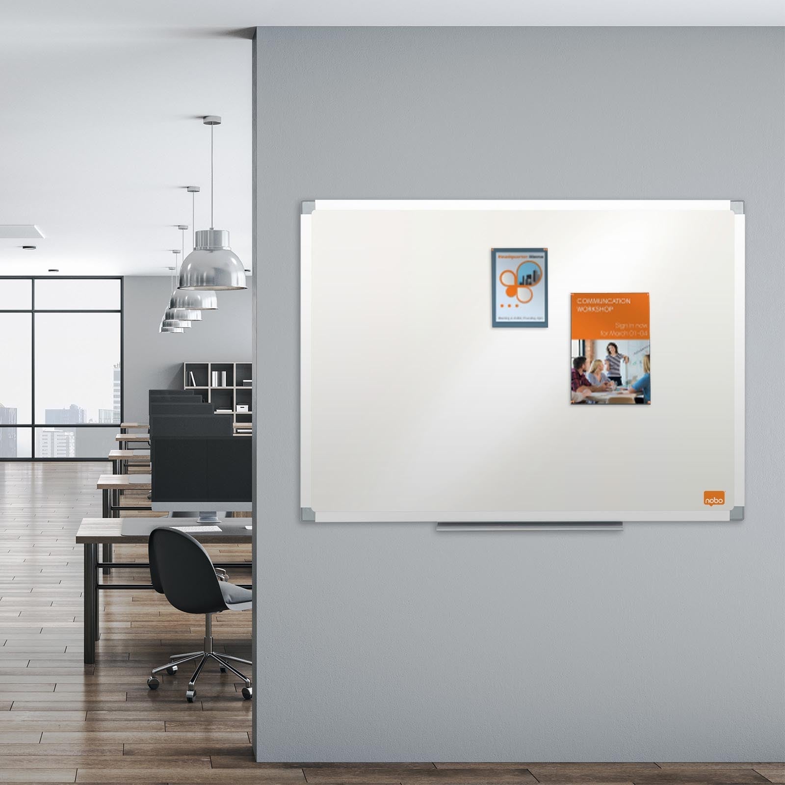 Nobo Whiteboard Basic | Magnetisch | Trocken abwischbar