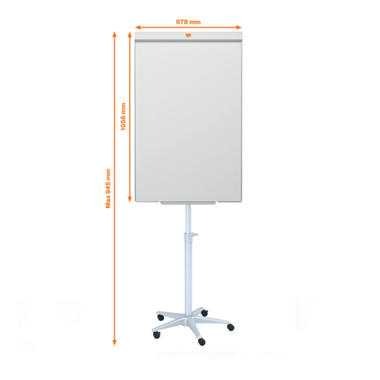 Nobo Flipchart | Impression Pro | Magnetische Oberfläche | Große Stiftablage