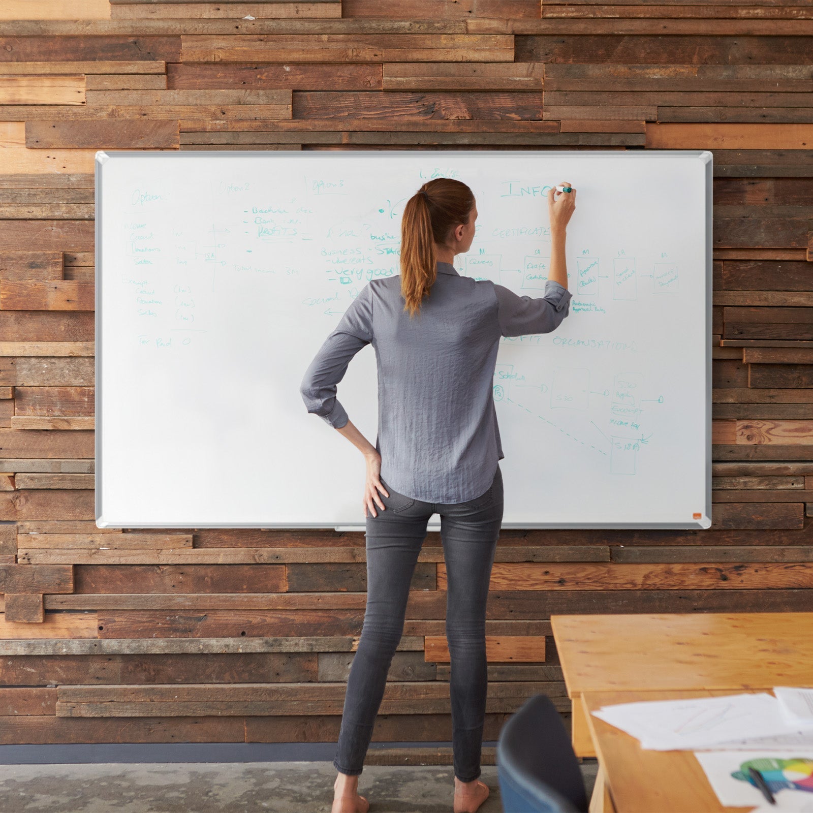 Nobo Whiteboard | Premium Plus Widescreen | Speziallackiert | Magnetisch