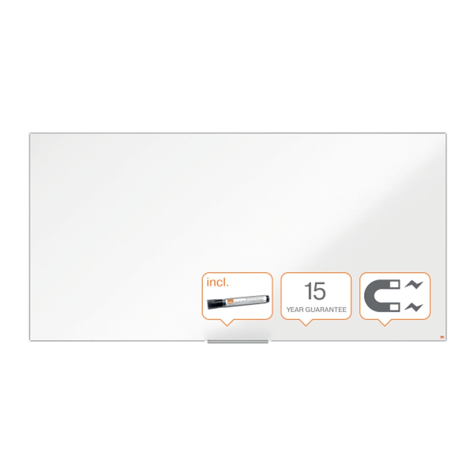 Nobo Whiteboard | Impression Pro | Lackiert | Inklusive Stiftablage