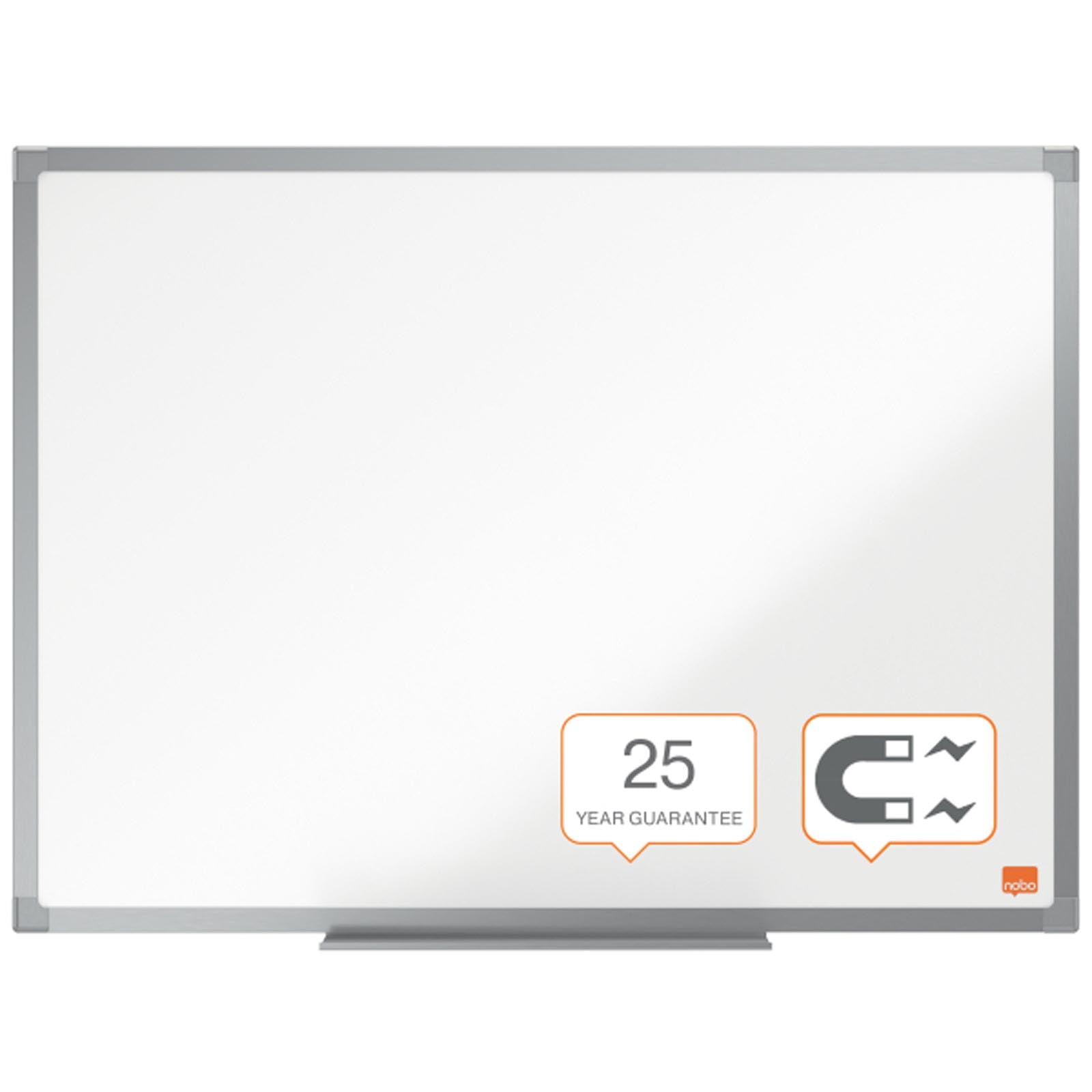 Nobo Whiteboard | Essence | Speziallackiert | Aluminiumrahmen | Magnetisch