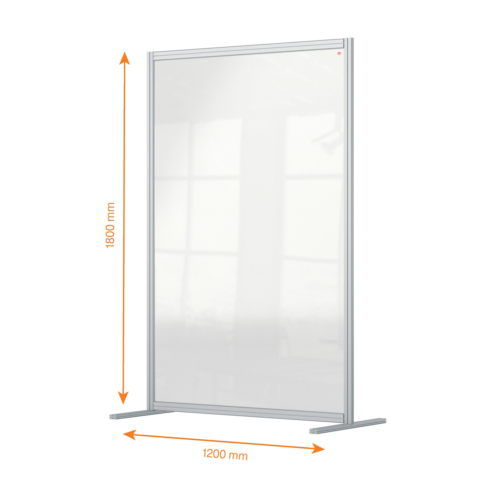 Nobo Stellwand | Premium Plus | Acryloberfläche | Freistehend