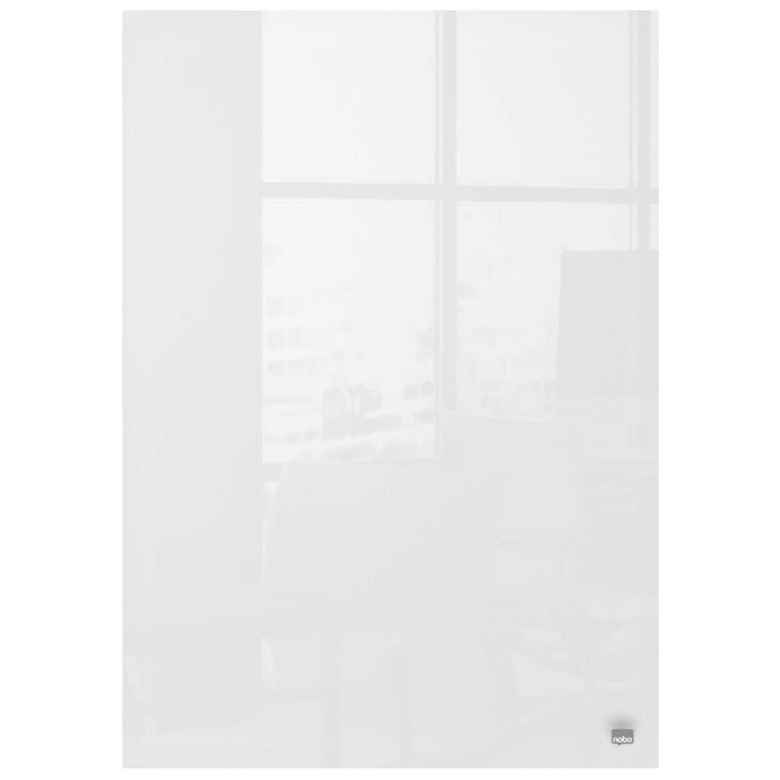 Nobo Mini-Whiteboard | Glasoberfläche | 2er Set | 15 x 23 cm