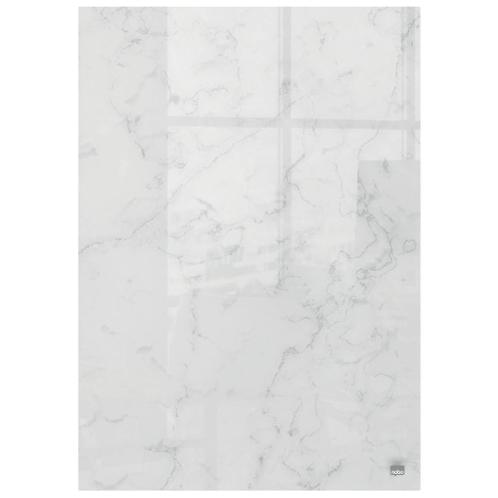 Nobo Mini-Whiteboard | Glasoberfläche | 2er Set | 15 x 23 cm