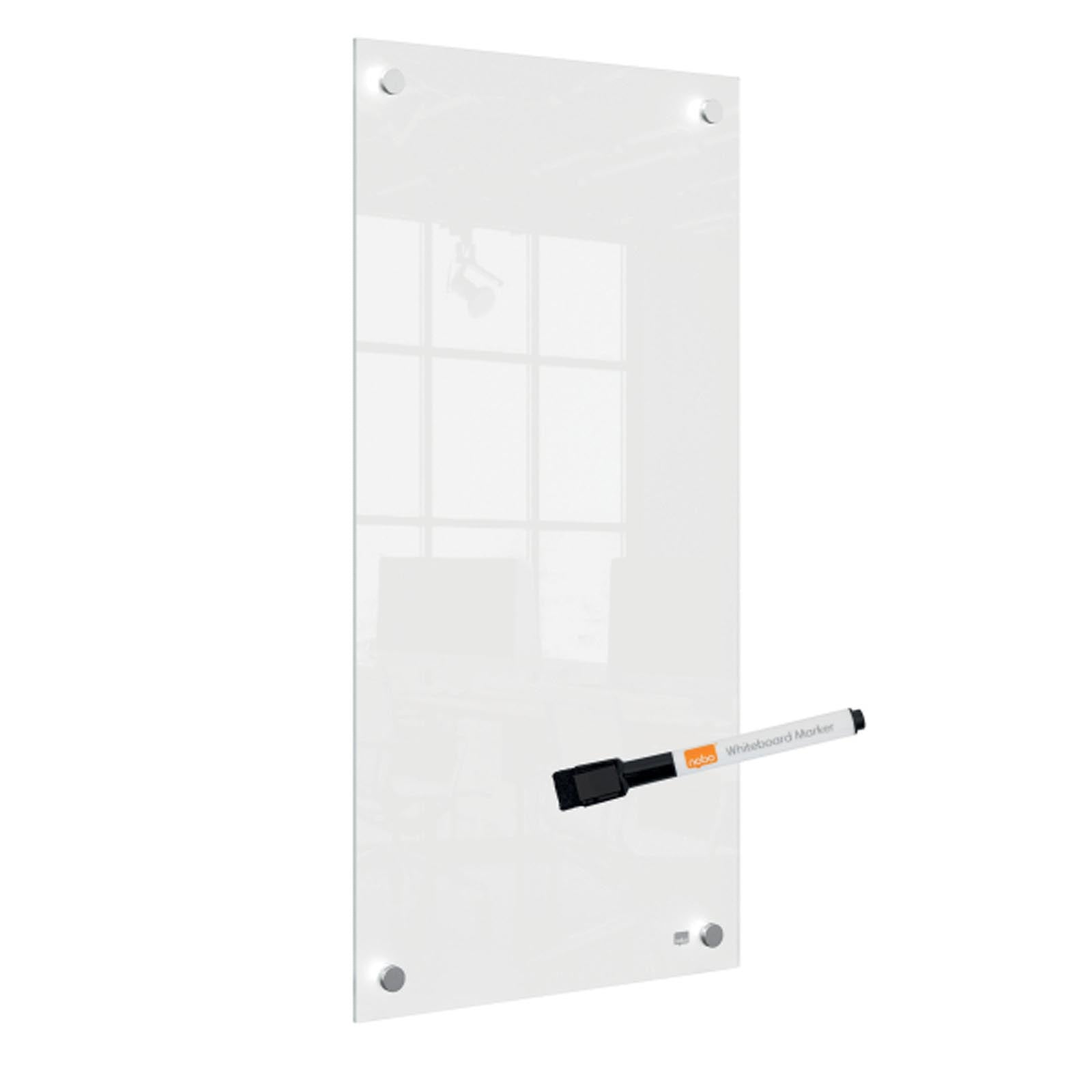 Nobo Whiteboard | Glasoberfläche | Inklusive Boardmarker