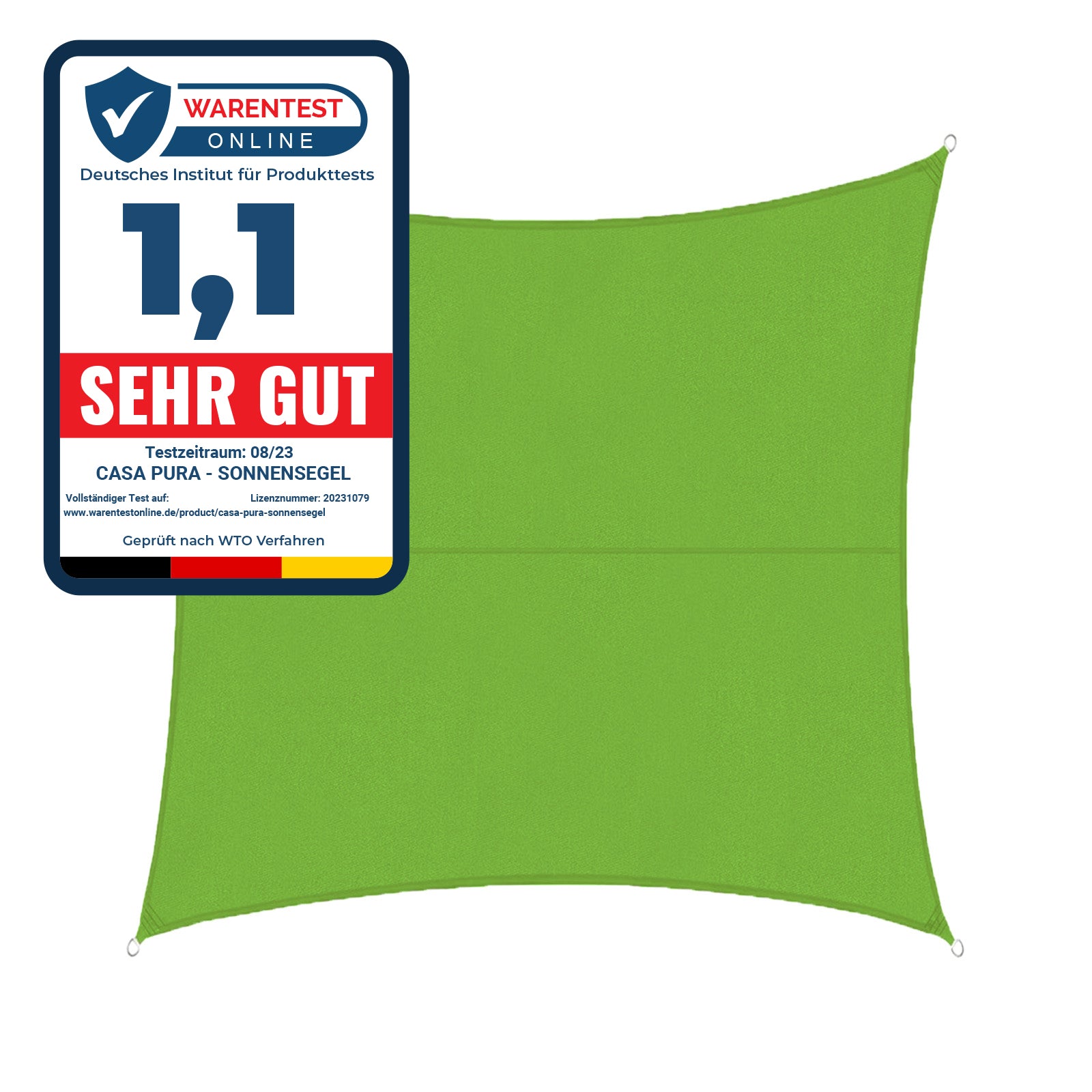 Sonnensegel für Garten und Balkon
