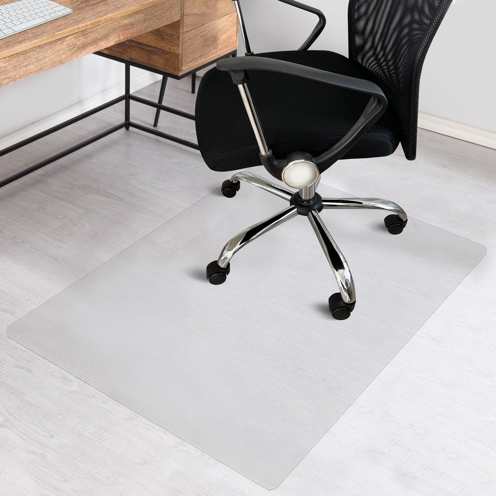 Kottig Bodenschutzmatte Rund Ø 60/90 Cm – Transparent, PET, Allergikergeeignet, Made In Germany