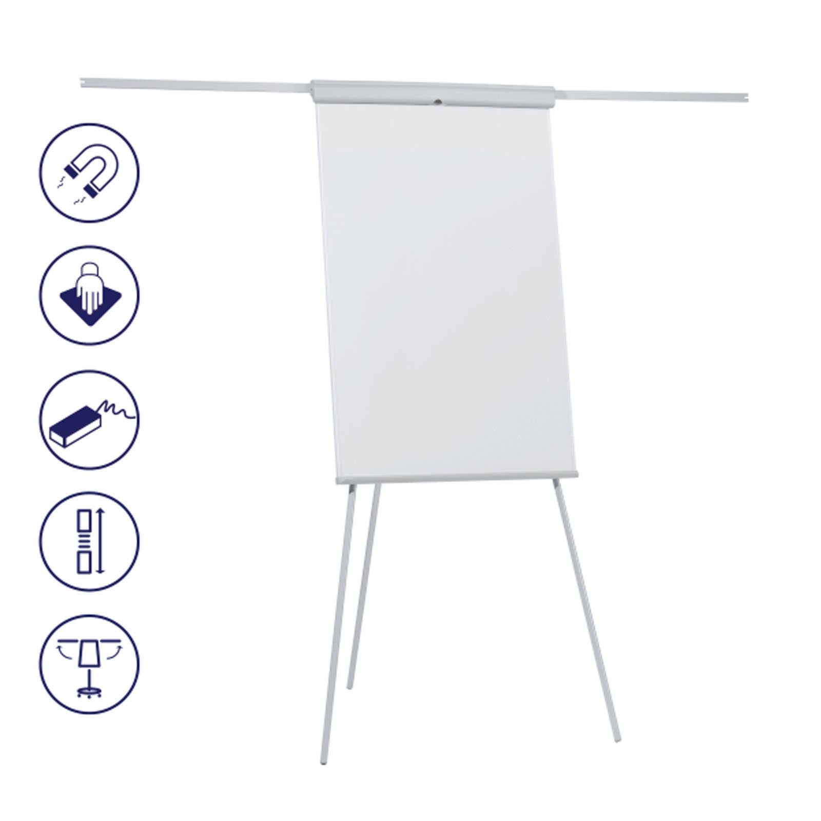 Franken Flipchart | X-tra!Line Standard Plus | Magnetisch | Mit Seitenarmen