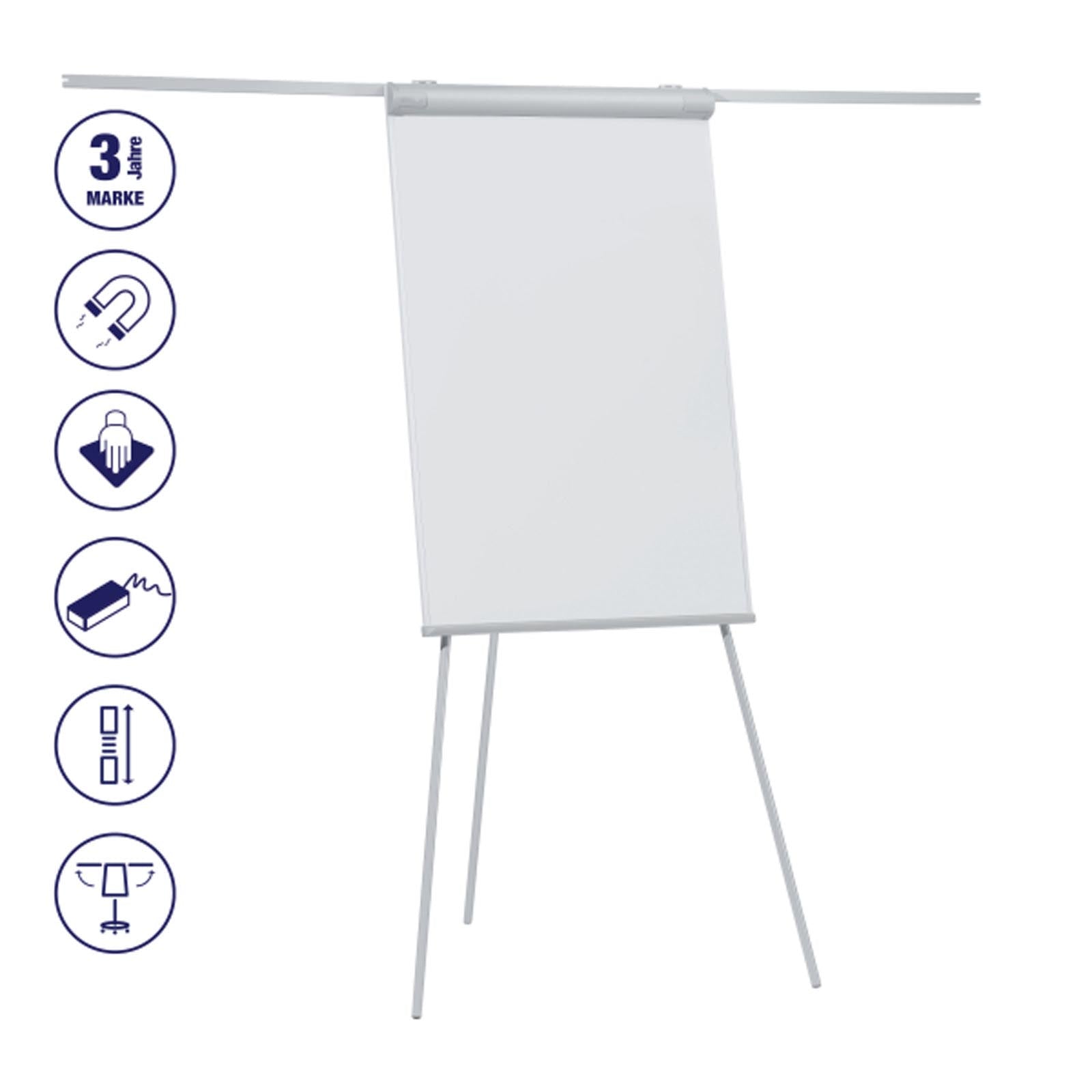 Franken Flipchart | ECO Standard | Magnethaftend | Mit Seitenarmen