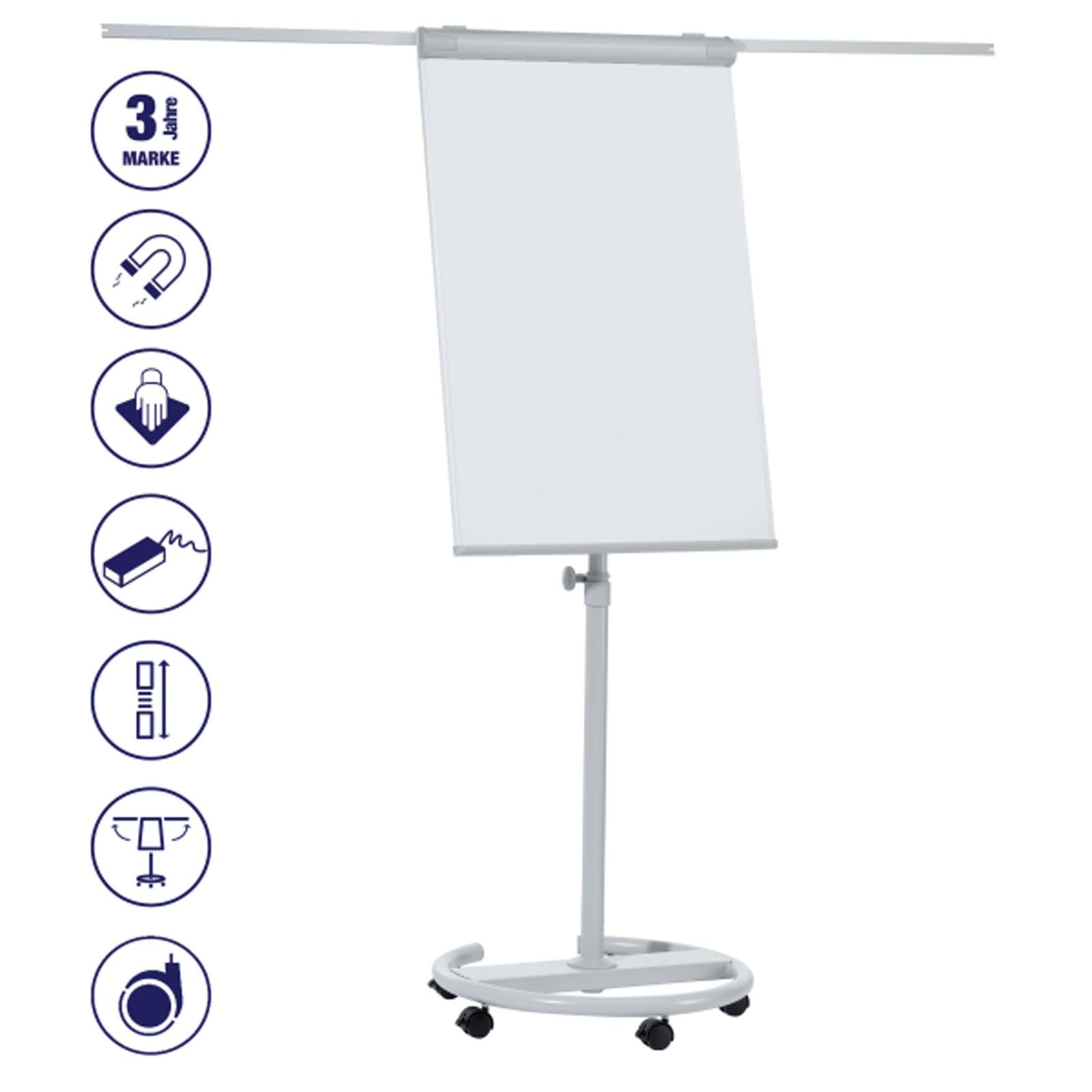 Franken Flipchart | ECO Mobil | Magnethaftend | Mit Seitenarmen