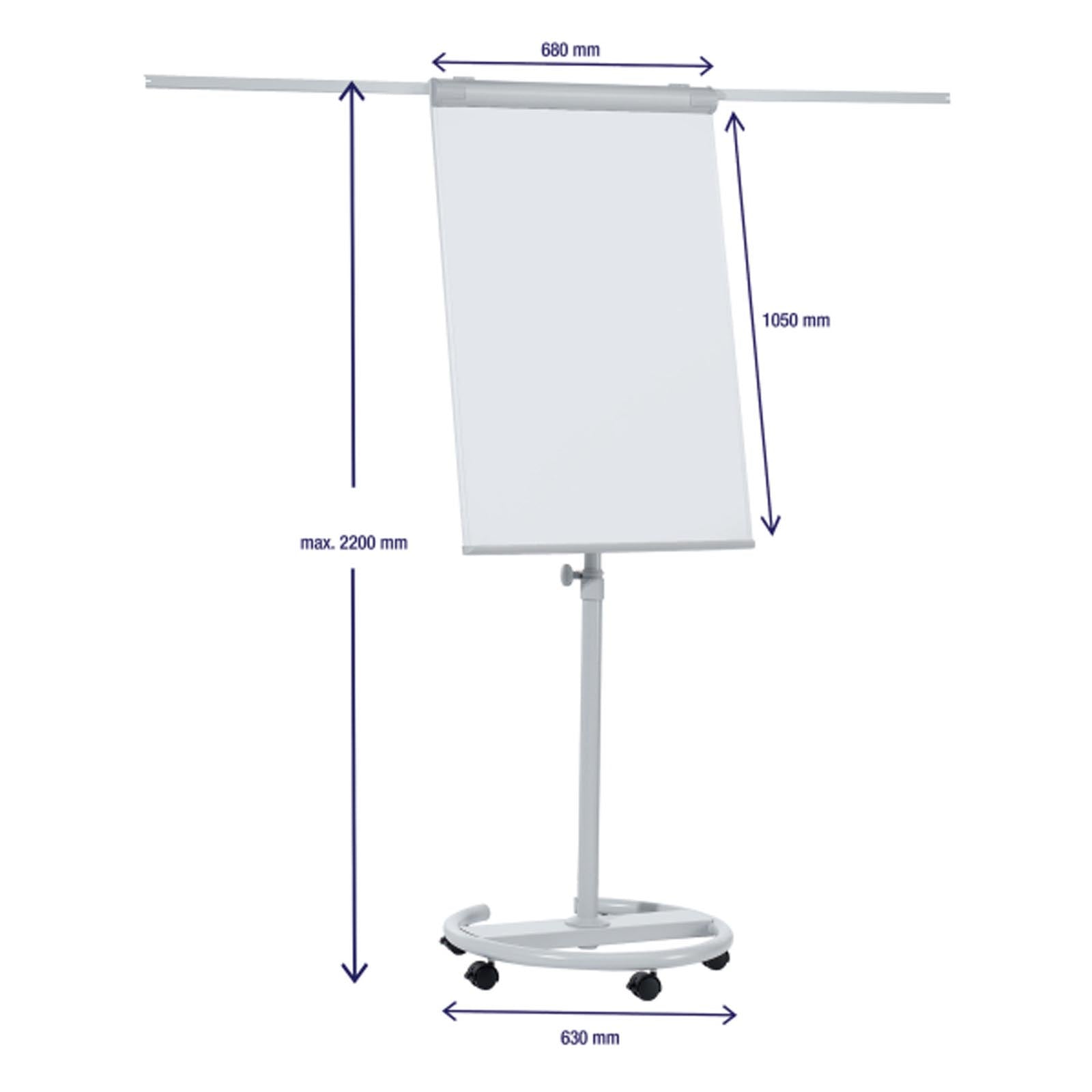 Franken Flipchart | ECO Mobil | Magnethaftend | Mit Seitenarmen