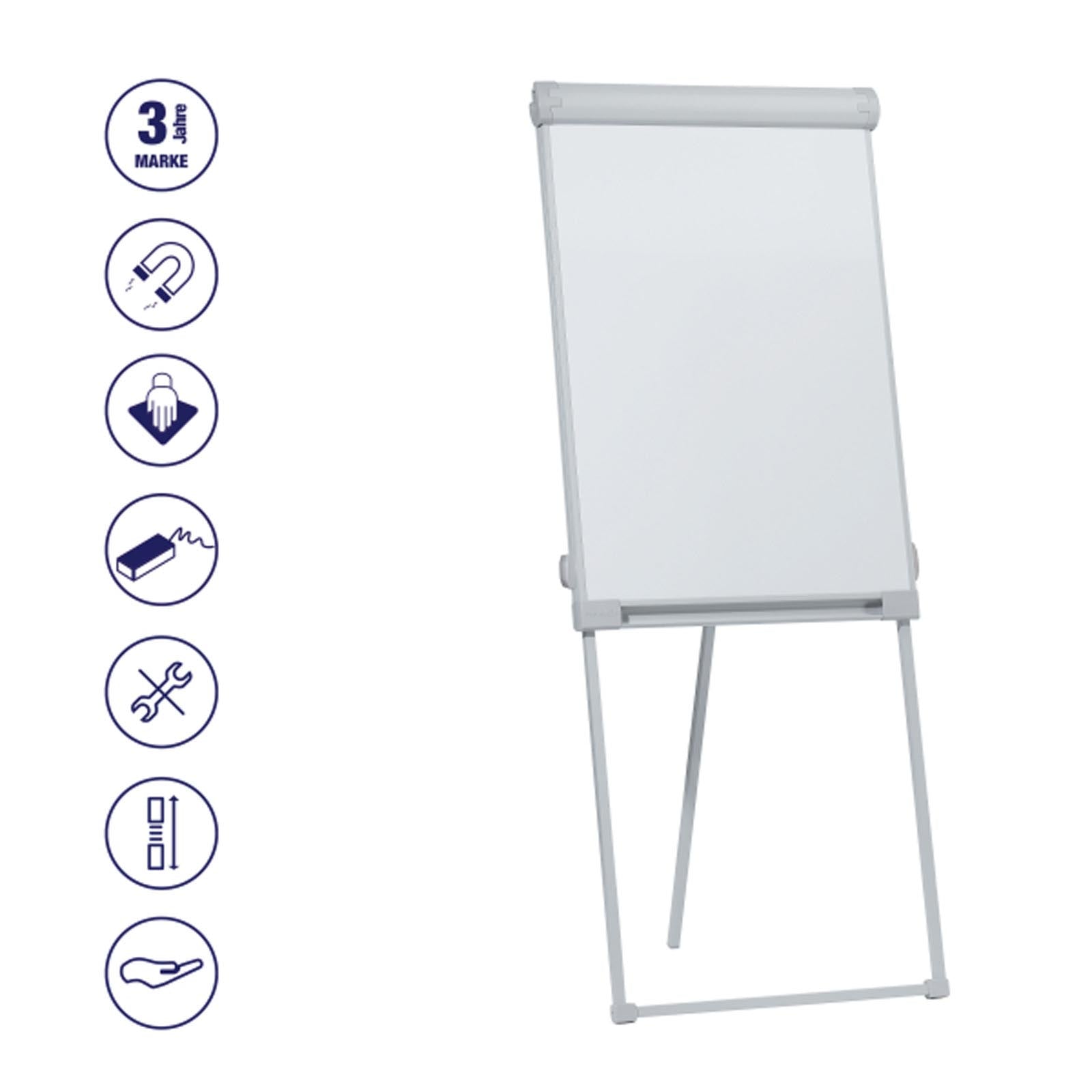 Franken Flipchart | PRO Standard | Magnethaftend | Inkl. Ablageschale