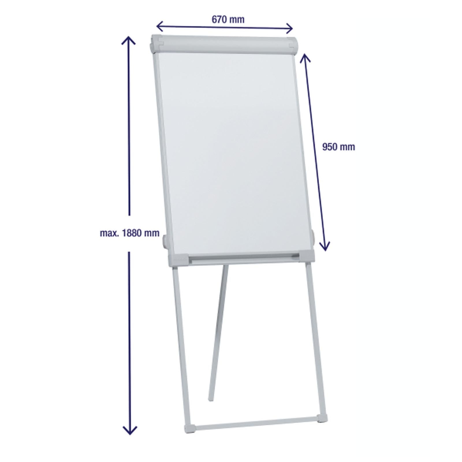 Franken Flipchart | PRO Standard | Magnethaftend | Inkl. Ablageschale