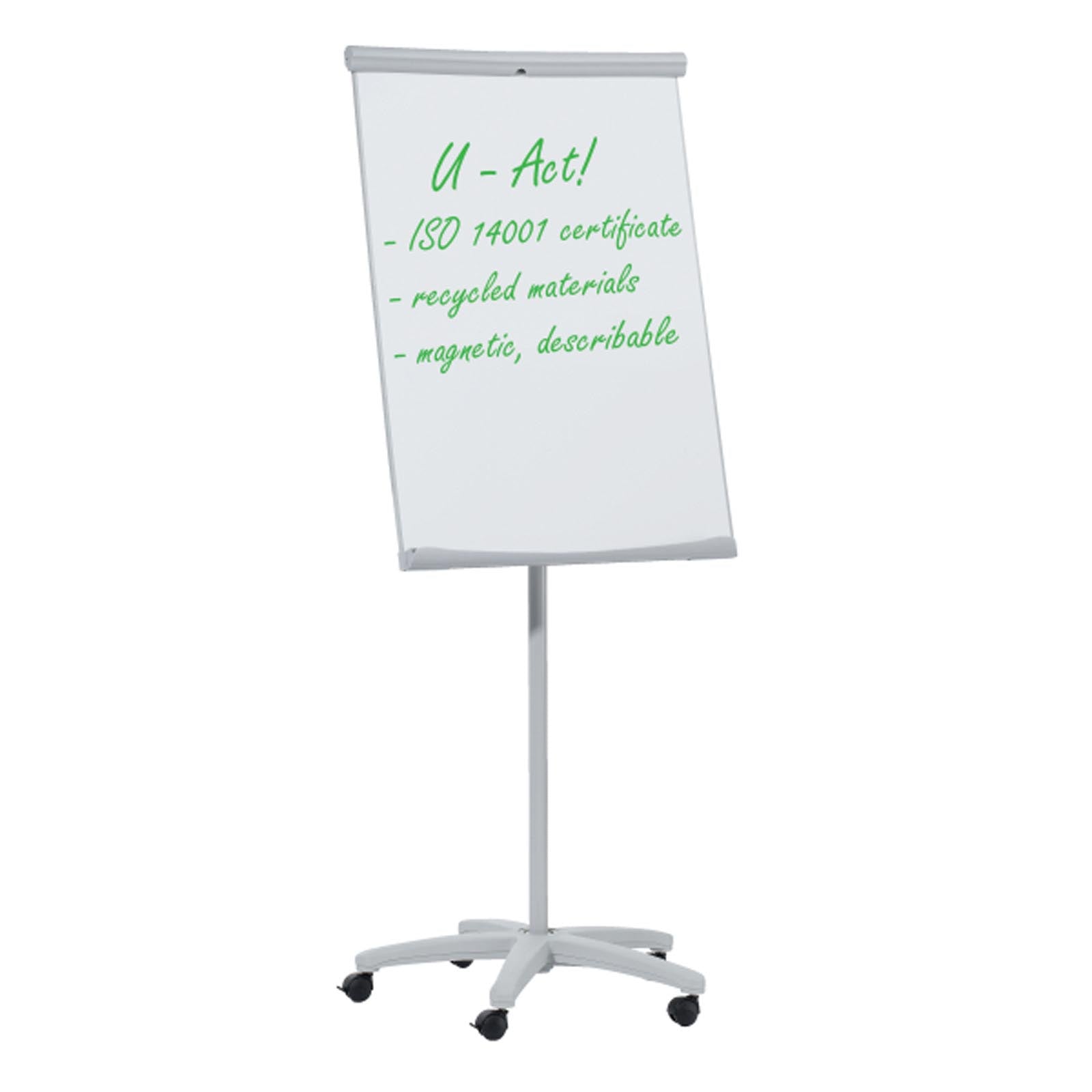 Franken Flipchart | U-Act! Line® Mobil | Magnethaftend | Inkl. Ablageschale