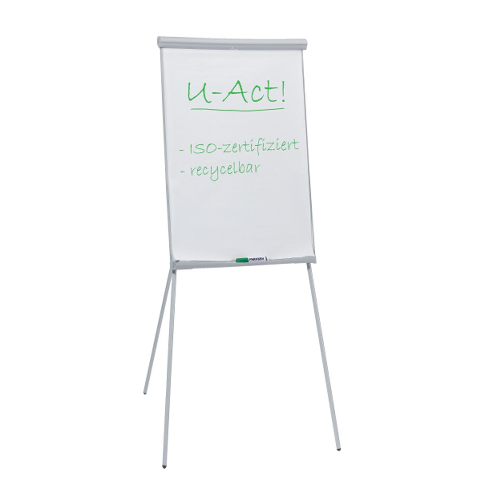 Franken Flipchart | U-Act! Line® Standard | Magnethaftend | Inkl. Ablageschale