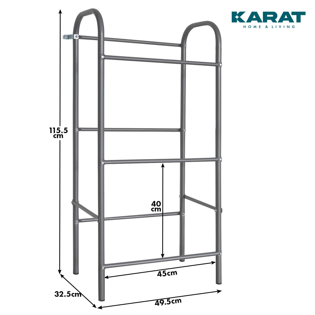 T1_49,5 x 32,5 x 115,5 cm | Für 3 Kästen