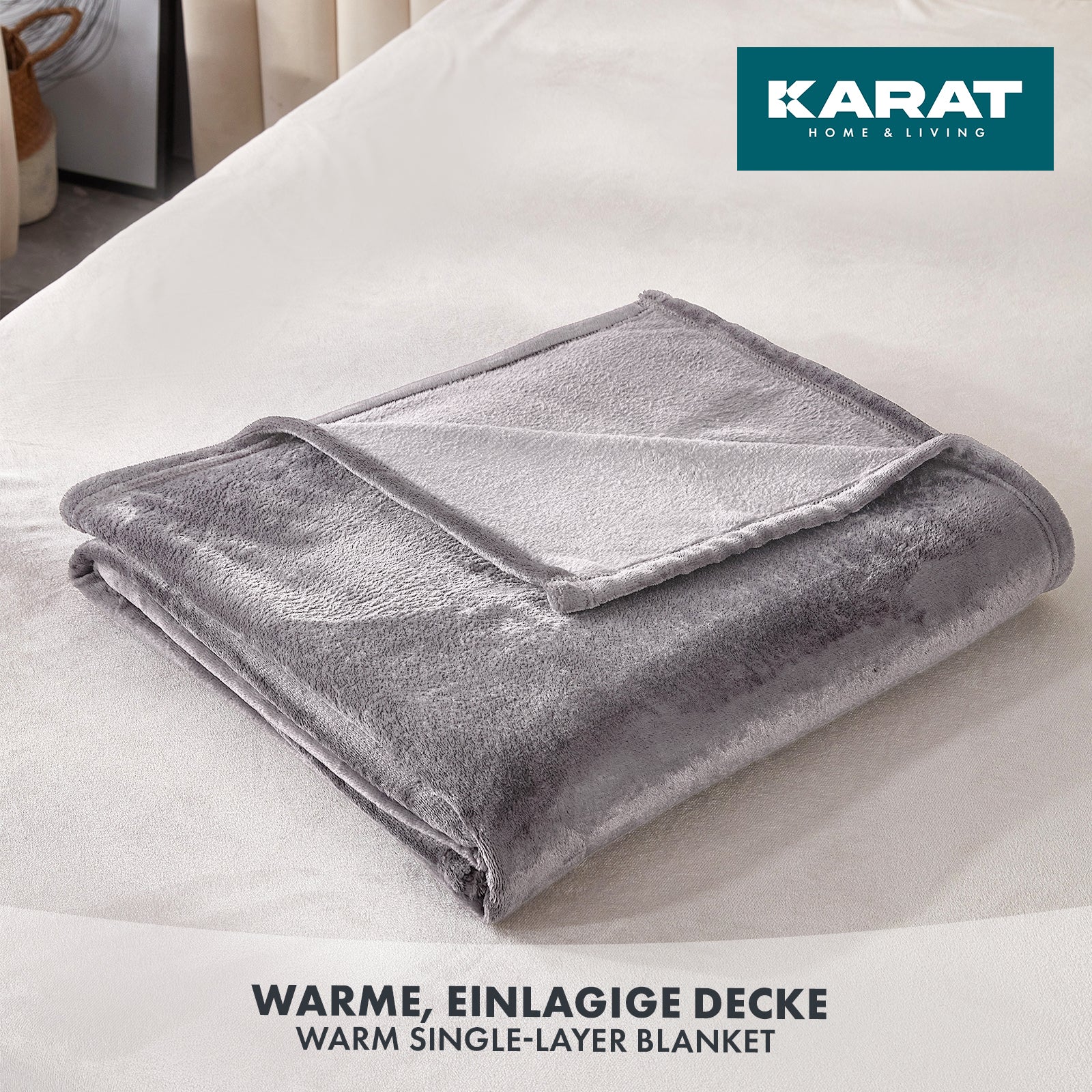 Kuscheldecke Grace | Wohndecke | Aus flauschigem Flanell | Verschiedene Größen und Farben