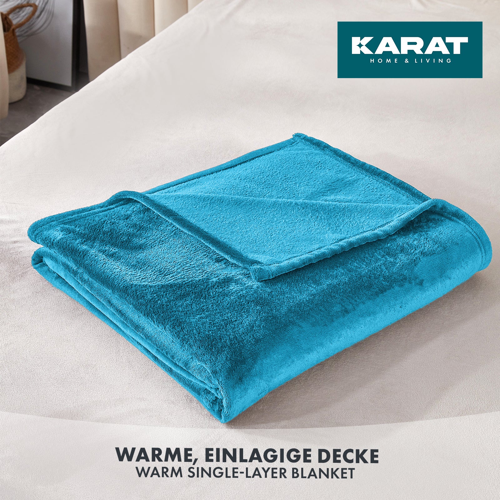 Kuscheldecke Grace | Wohndecke | Aus flauschigem Flanell | Verschiedene Größen und Farben