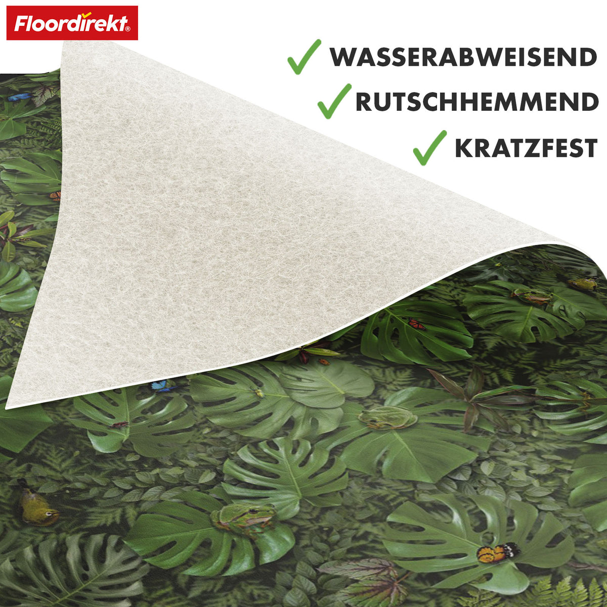 3D CV-Belag | Eldorado | Tropisches Tier- und Pflanzenmuster für stilvolle Räume