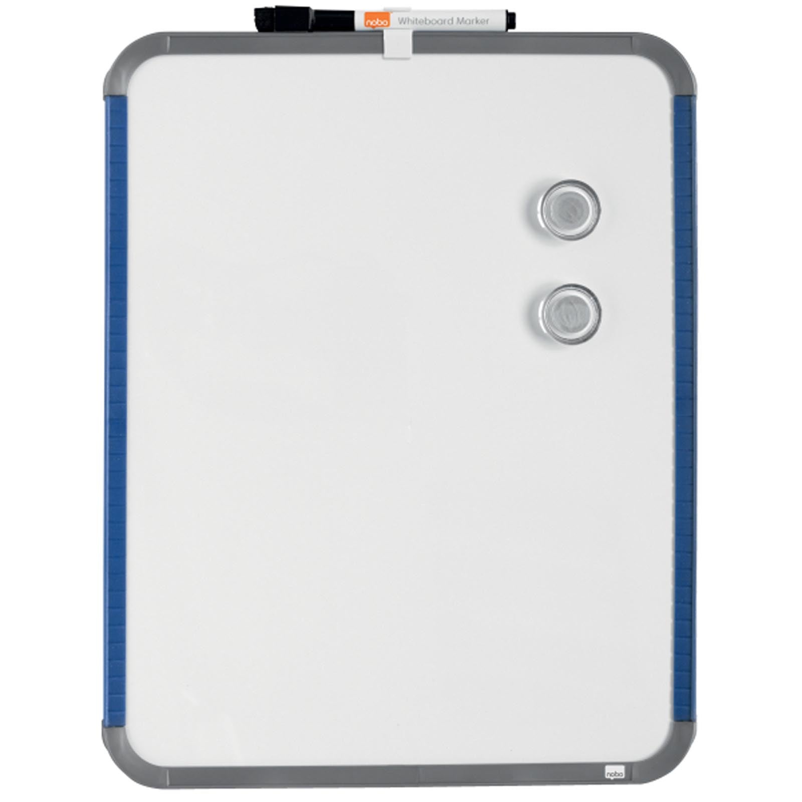 Nobo Whiteboard | Schmaler Rahmen | Magnetisch | 28 x 36 cm