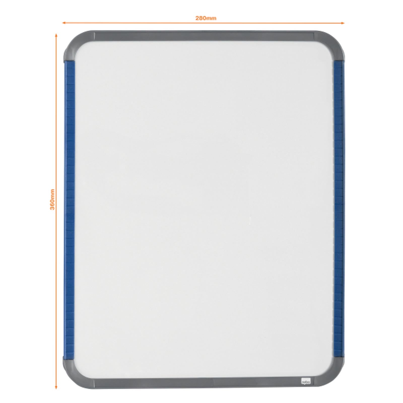 Nobo Whiteboard | Schmaler Rahmen | Magnetisch | 28 x 36 cm