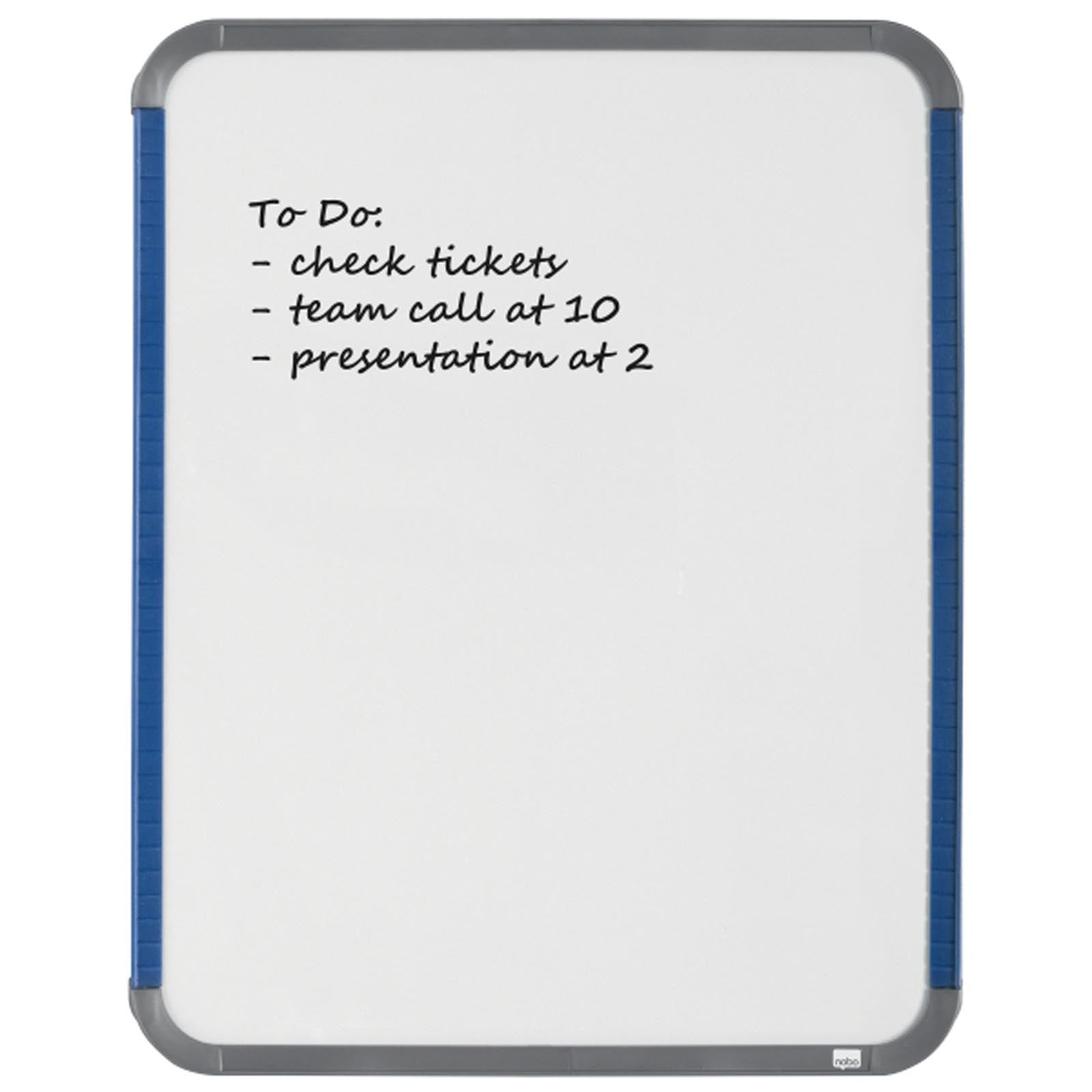Nobo Whiteboard | Schmaler Rahmen | Magnetisch | 28 x 36 cm