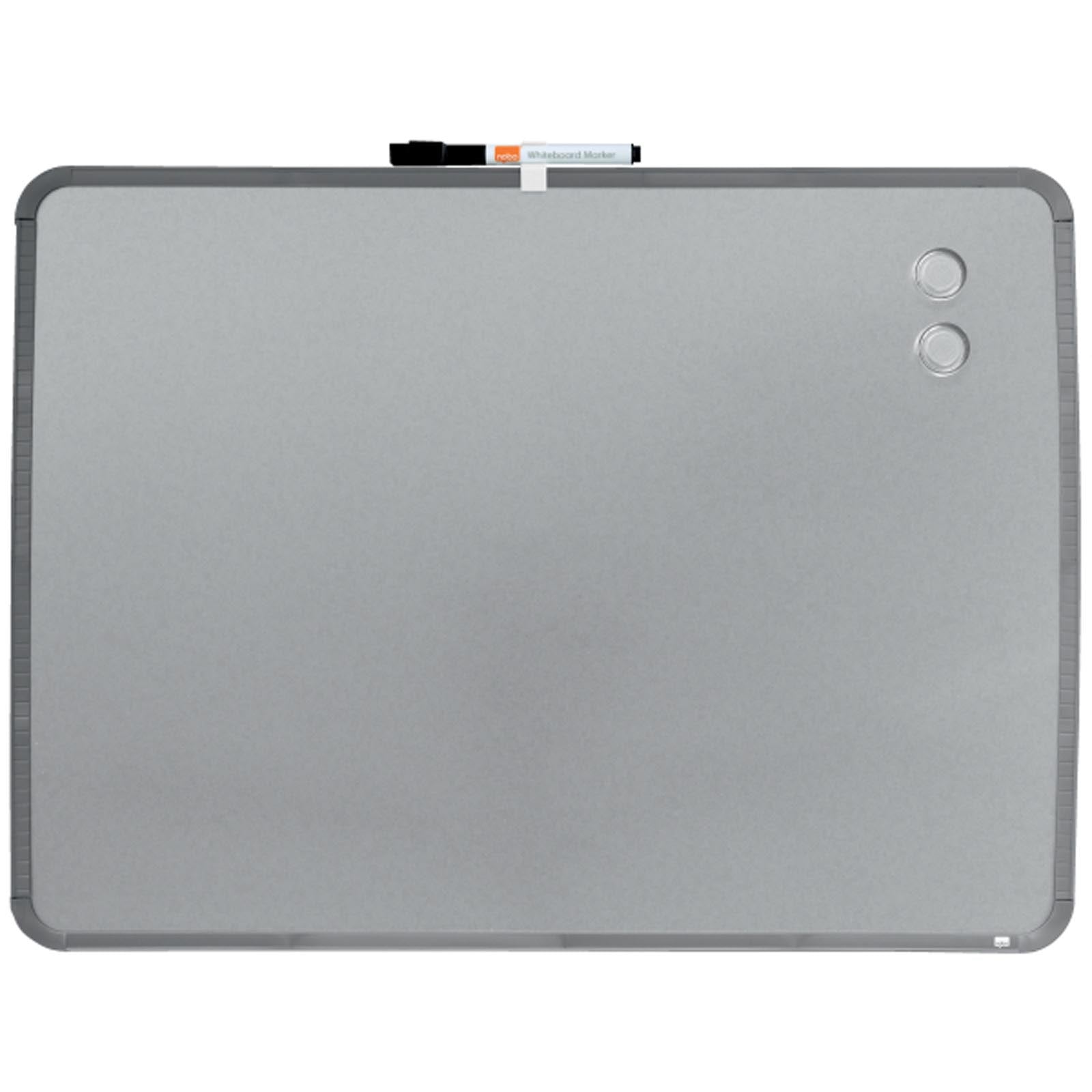 Nobo Whiteboard | Schmaler Rahmen | Magnetisch | 58 x 43 cm