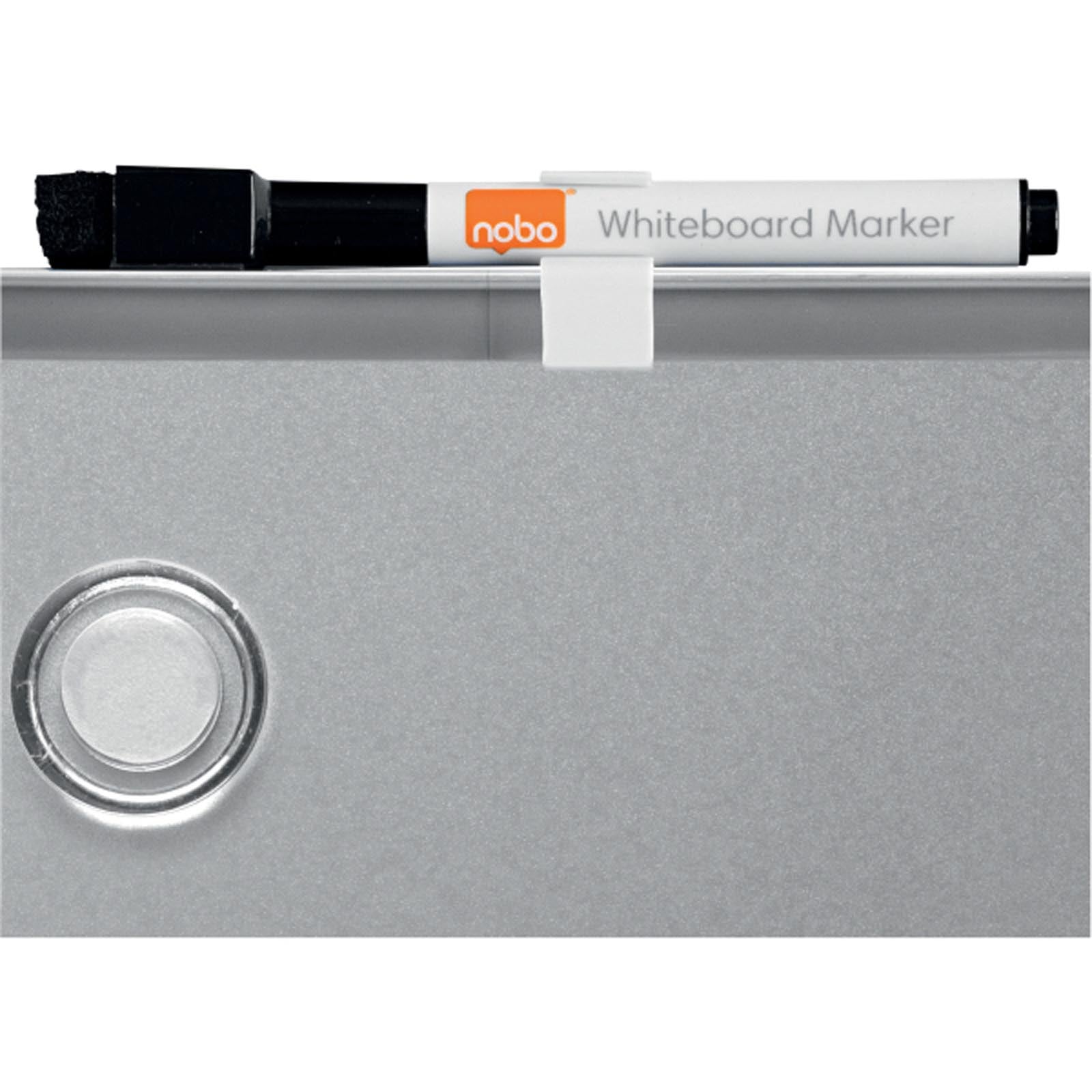 Nobo Whiteboard | Schmaler Rahmen | Magnetisch | 58 x 43 cm
