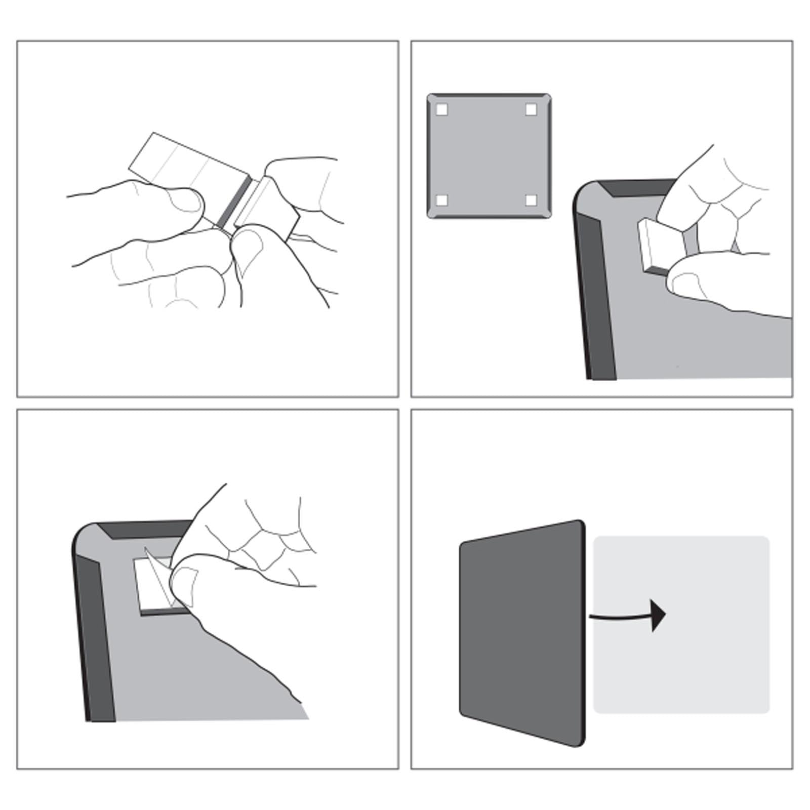 Nobo Whiteboard | Schmaler Rahmen | Magnetisch | 58 x 43 cm