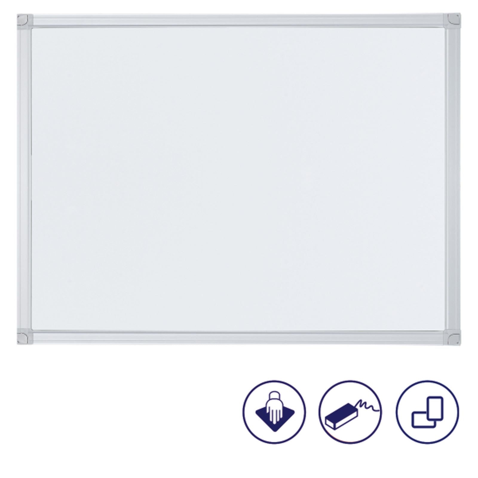 Franken Whiteboard | X-tra!Line | Kunststoffbeschichtet | Inklusive Ablageschale