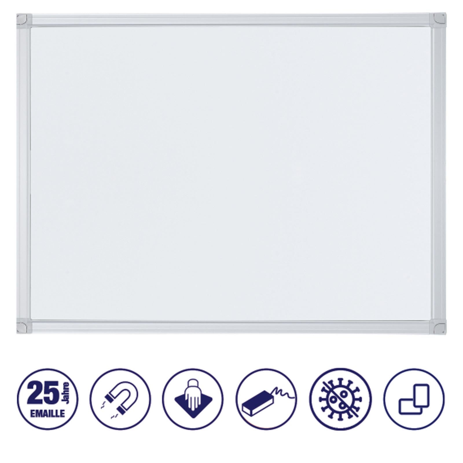 Franken Whiteboard | X-tra!Line | Speziallackiert | Kratzfest | Inklusive Ablageschale