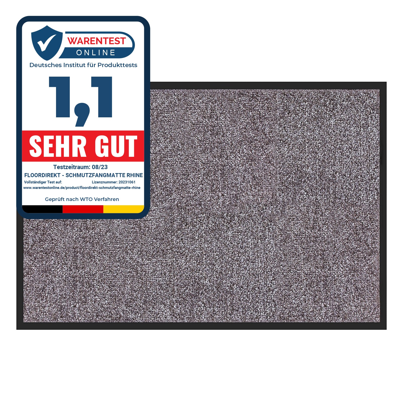 Floordirekt Antistatik-Schmutzmatte SKY Performa rot 90x300 cm ab 79,99 €