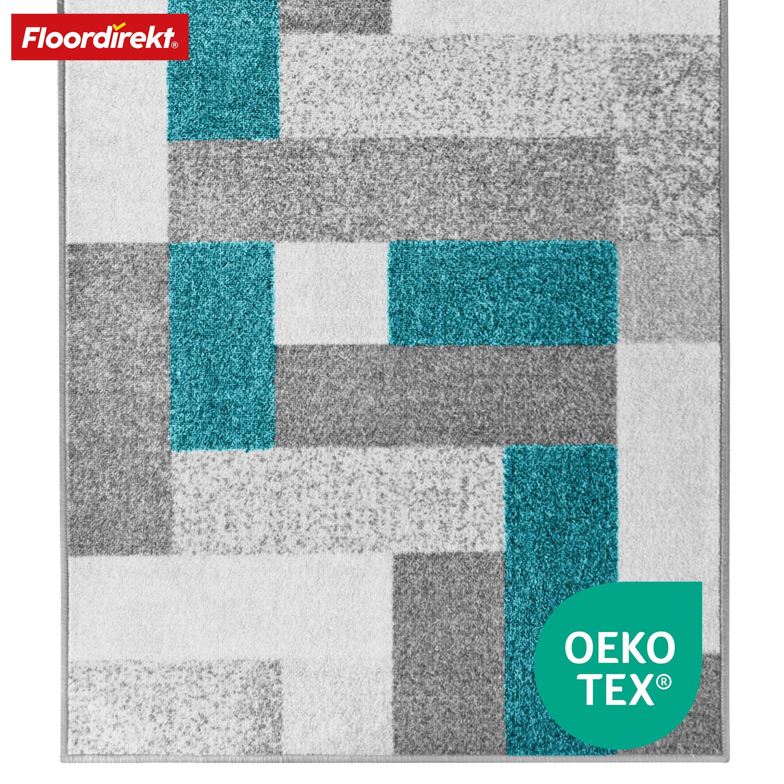 Teppich-Läufer nach Maß | New York | Rutschhemmend mit Gel-Rücken | Modernes Design in verschiedene Farben