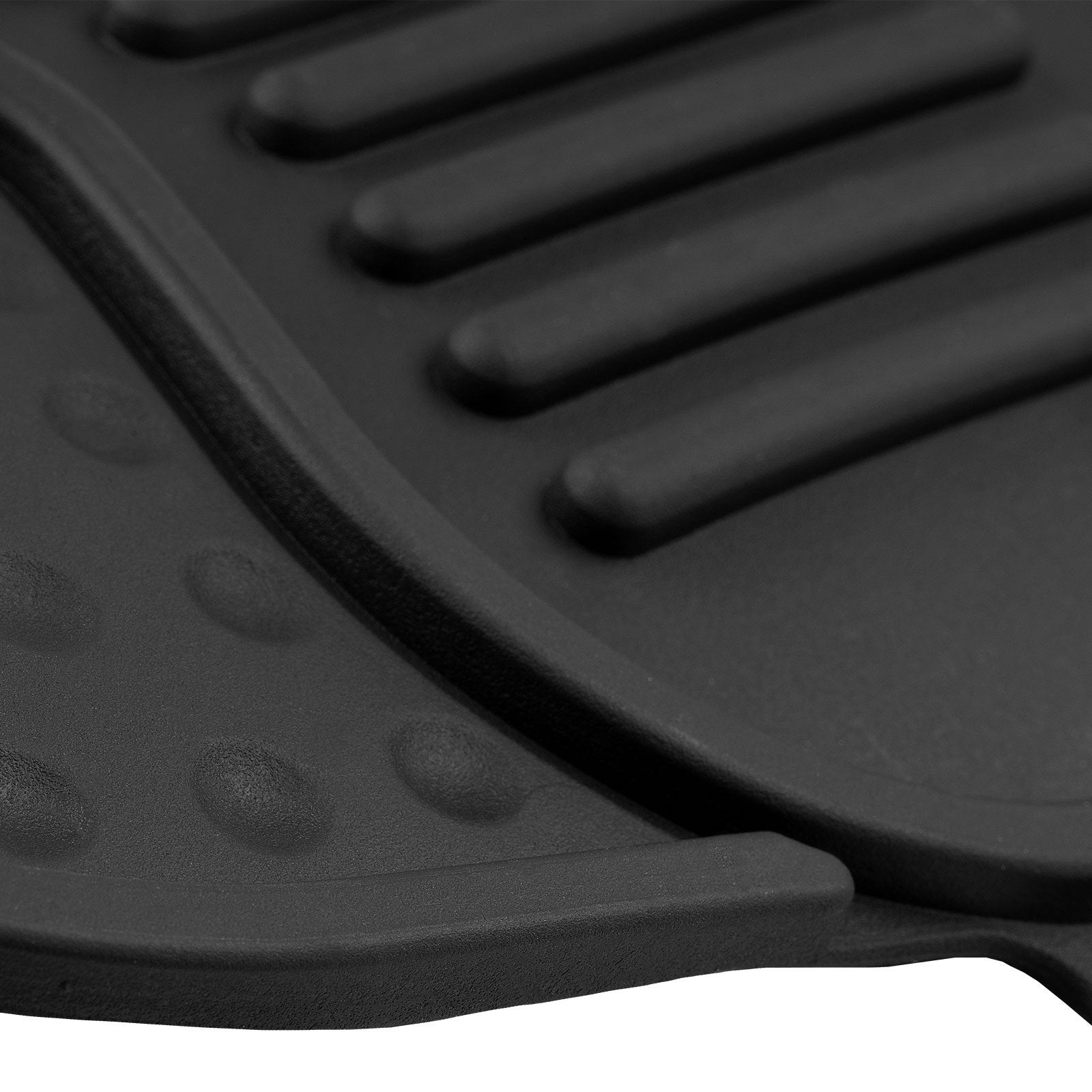 Universal TPR Auto Gummimatten schwarz 51x34 cm, Anti Slip, rutschhemmende  Spikes, Auto Fußmatten, Schutzmatten