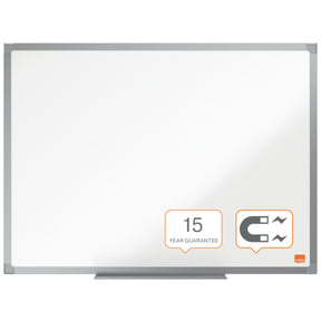 Nobo Whiteboard | Lackierter Stahl | Inklusive Stiftablage