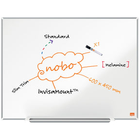 Nobo Whiteboard | Impression Pro | Kunststoffbeschichtet | Verschiedene Größen