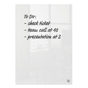 Nobo Mini-Whiteboard | Glasoberfläche | 2er Set | 15 x 23 cm