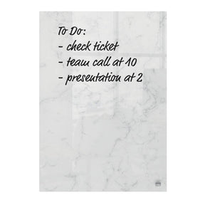 Nobo Mini-Whiteboard | Glasoberfläche | 2er Set | 15 x 23 cm