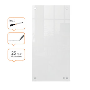 Nobo Whiteboard | Glasoberfläche | Inklusive Boardmarker