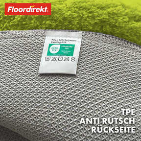 Badematte | Sky | Badteppich in Rund | Dichtes, flauschiges Wohlgefühl für Ihr Zuhause