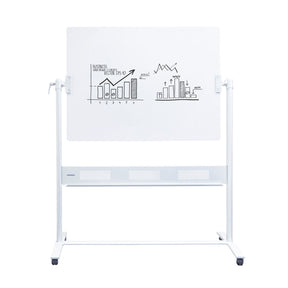 Franken Mobiles Glasboard | Drehbar | Doppelseitig verwendbar