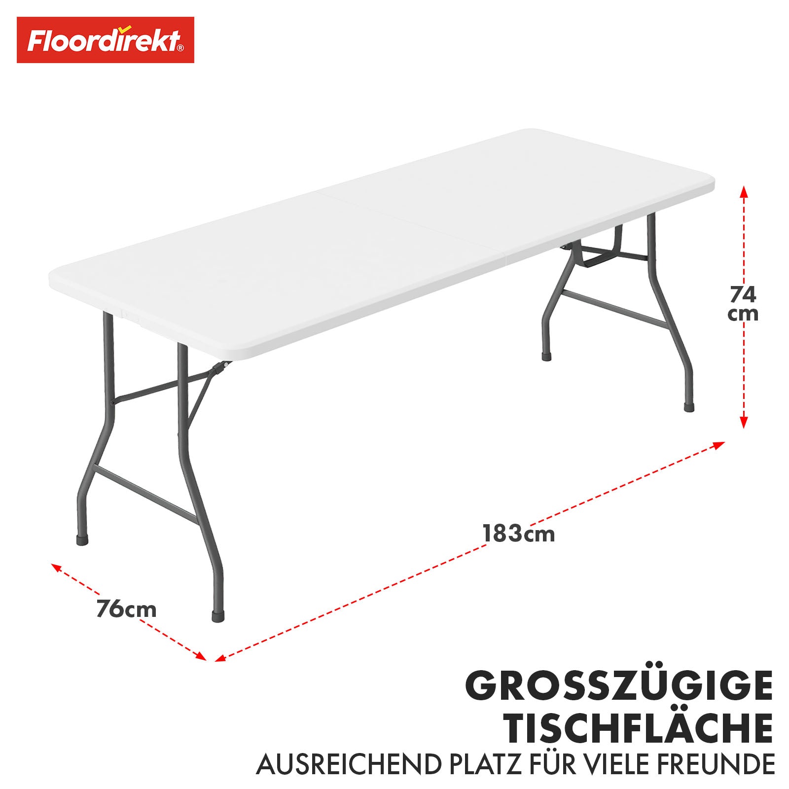 campingtisch xxl Klapptisch | Akita