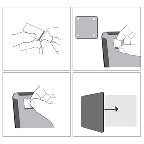 Nobo Whiteboard | Schmaler Rahmen | Magnetisch | 28 x 36 cm