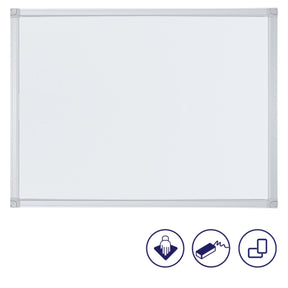 Franken Whiteboard | X-tra!Line | Kunststoffbeschichtet | Inklusive Ablageschale
