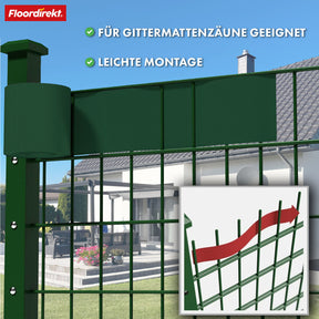 PVC-Sichtschutzstreifen | Für Gittermatten-Zäune | Effektiver Sichtschutz