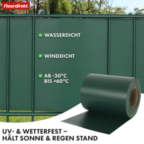 PVC-Sichtschutzstreifen | Für Gittermatten-Zäune | Effektiver Sichtschutz