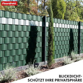 PVC-Sichtschutzstreifen | Für Gittermatten-Zäune | Effektiver Sichtschutz