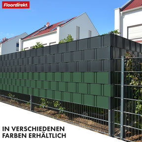PVC-Sichtschutzstreifen | Für Gittermatten-Zäune | Effektiver Sichtschutz